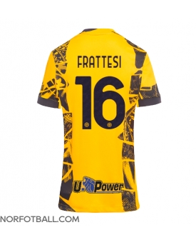 Billige Fotballdrakt Inter Milan Davide Frattesi #16 Replika Tredjedrakt Dame 2024-25 Kortermet